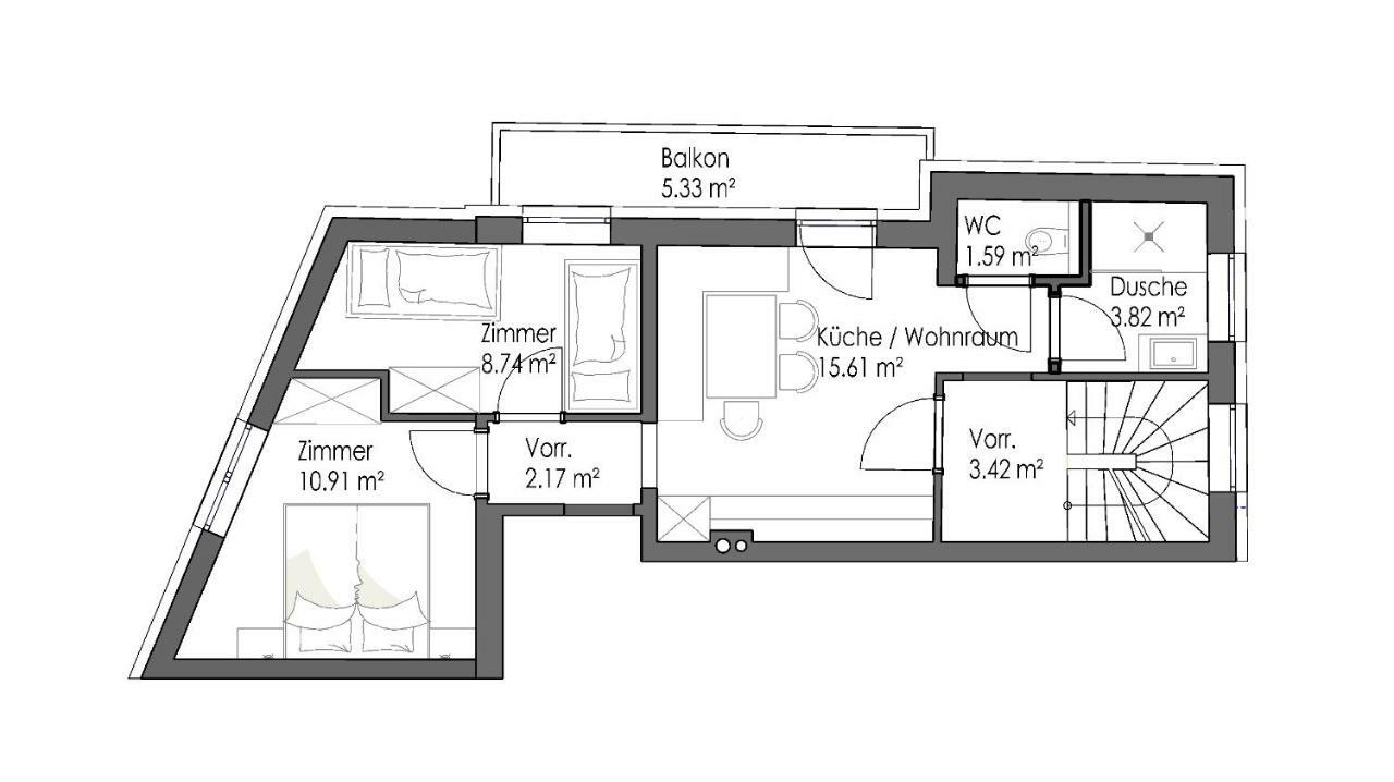 Апартаменты Haus Sabrina Зее Экстерьер фото